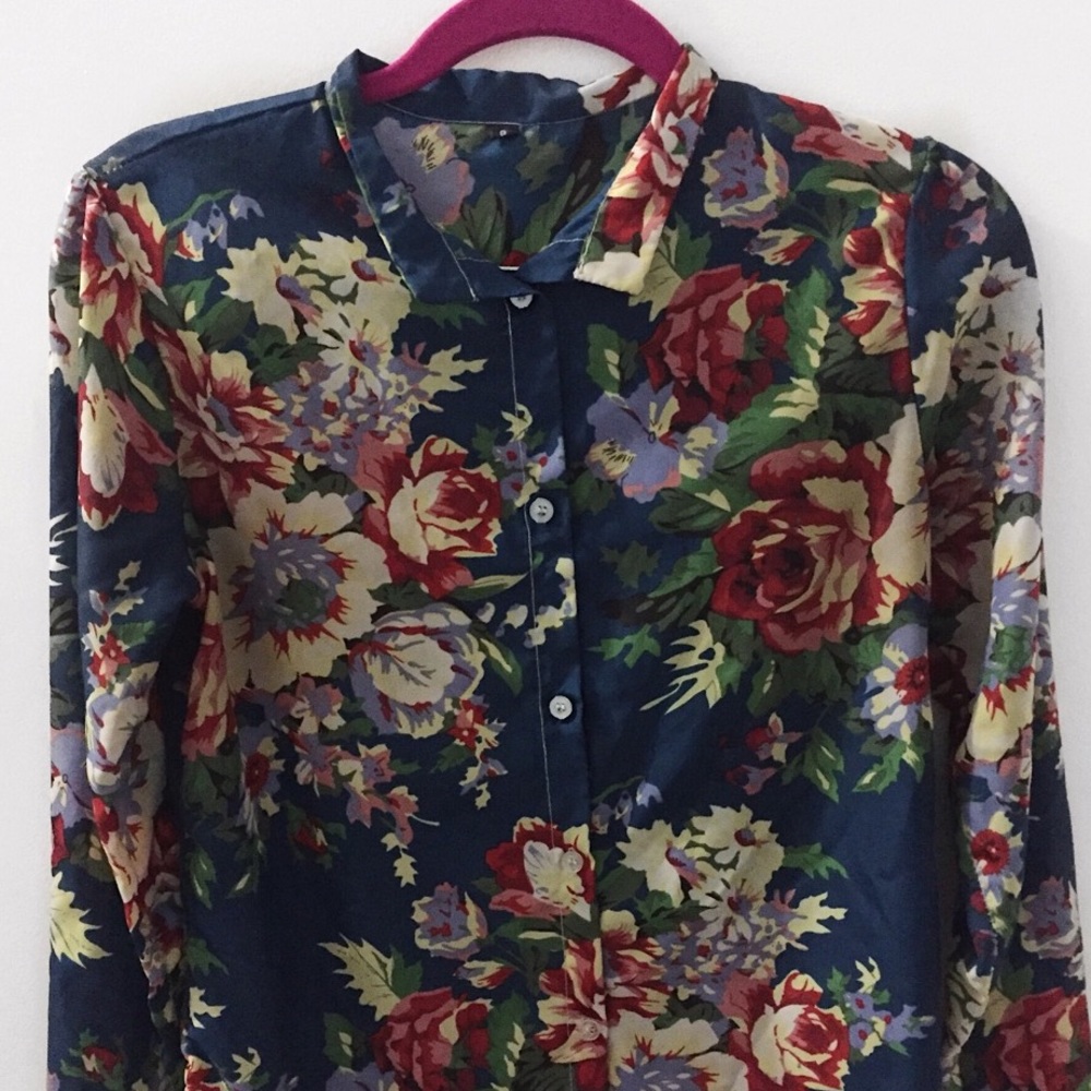 Rose Floral Blouse